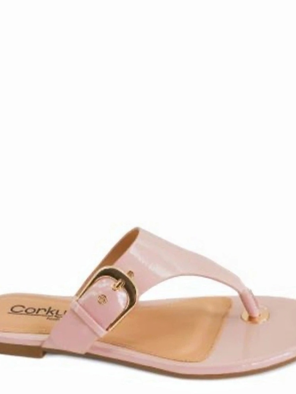 Corky's Pink Buckle Sandals New